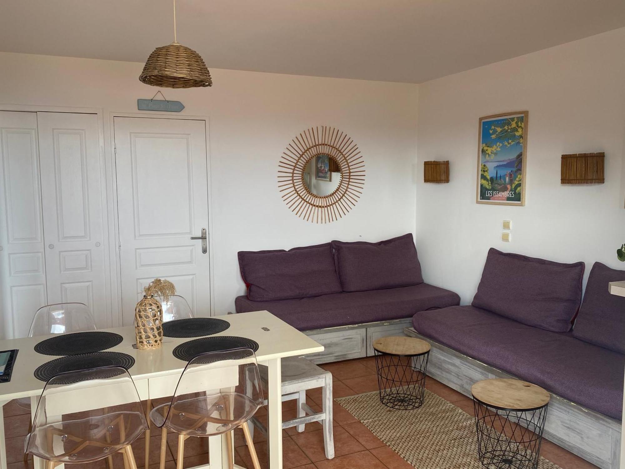 Tres Bel Appartement T3 Avec Splendide Vue Mer Les Issambres Bagian luar foto